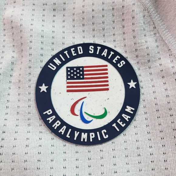 Nike United States Paralympic Team 2020Bomber Jacket White USA Olympic  Size M - Picture 3 of 8